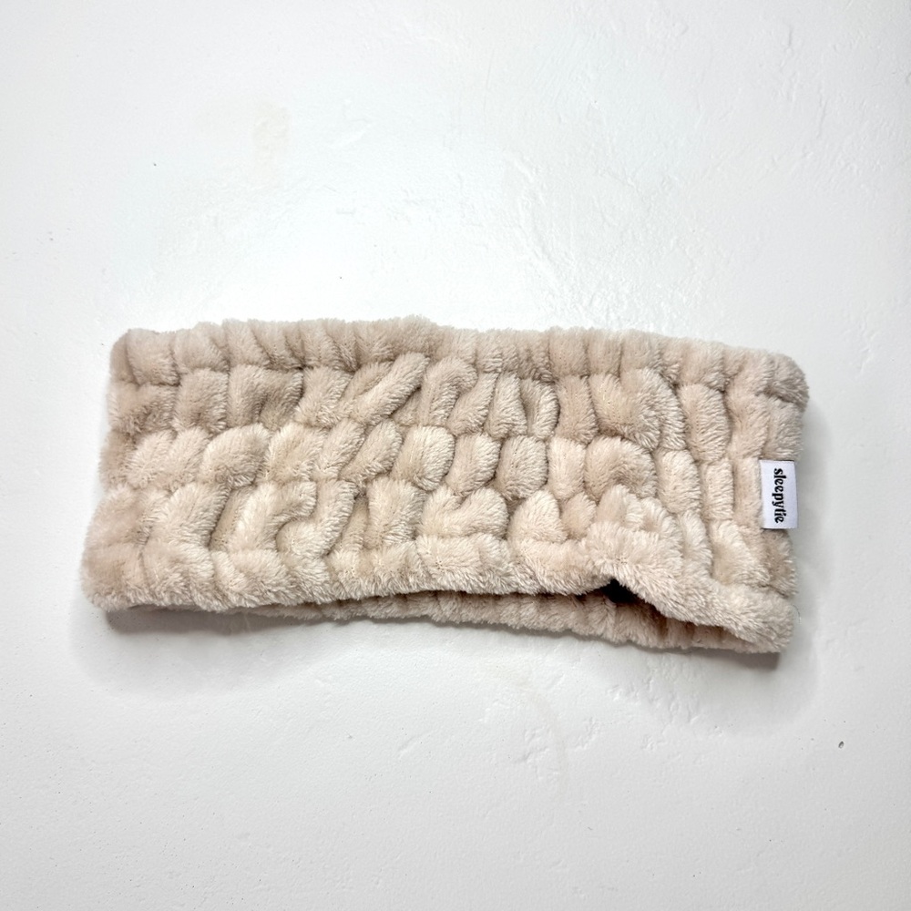SLEEPYTIE Soft Beige Headband